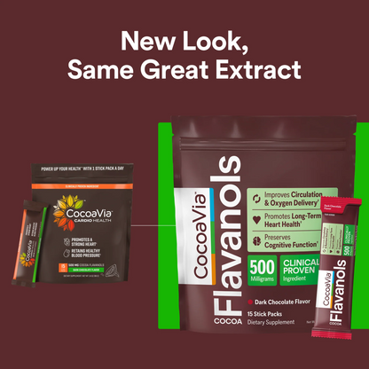 CocoaVia™ 500mg Cocoa Flavanols Powder Stick Packs