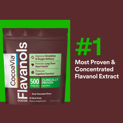 CocoaVia™ 500mg Cocoa Flavanols Powder Stick Packs
