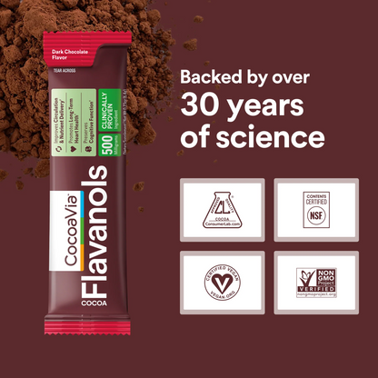 CocoaVia™ 500mg Cocoa Flavanols Powder Stick Packs